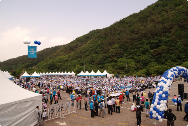 전라도에서 경상도에서 참 많이도 참석하였습니다. 